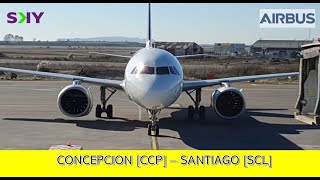 REPORTE DE VUELO  VOLAMOS UNO DE LOS NUEVOS A320NEO DE SKY  CONCEPCION CCP  SANTIAGO SCL [upl. by Ittap]