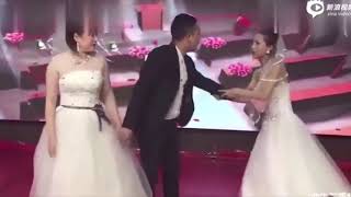 Grooms ex Enter Wedding in a Bridal Gown  GoViral [upl. by Vivyanne583]