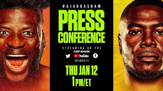 Efe Ajagba vs Stephan Shaw  PRESS CONFERENCE [upl. by Onailerua111]