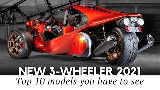 10 New ThreeWheeler Vehicles Bending Regulations for Driving Fun in 2021 [upl. by Haggerty]