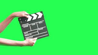 GREEN SCREEN  Clapboard Cut movieaction [upl. by Conn]