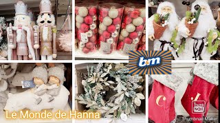 BampM FRANCE ARRIVAGE 0910 DÉCORATION DE NOËL 🎄 🎅 [upl. by Neirda101]