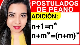 POSTULADOS DE PEANO Ejercicio con los AXIOMAS DE PEANO [upl. by Llekcir]