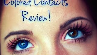 Air Optix Colored Contacts Review [upl. by Sunny746]