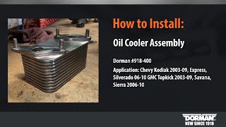 Engine oil cooler installation video by Dorman Products [upl. by Haisi170]