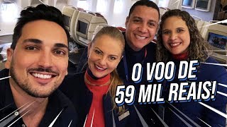 O QUE FAZER DENTRO DO AVIÃO Voando Business de SP à Londres com a Latam  Estevam Pelo Mundo [upl. by Cornia]