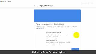 How to Set up 2 Step Verification in Gmail [upl. by Eilhsa132]