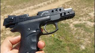 9MM Zigana Sports Full Black Fully Automatic Testing [upl. by Alpers393]