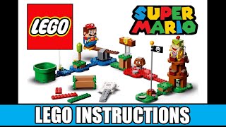 LEGO Instructions How to Build Adventures with Mario Starter Course 71360  LEGO SUPER MARIO [upl. by Dearborn]