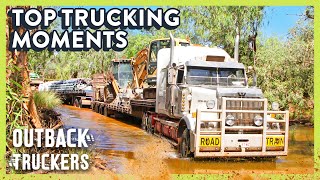 The Greatest EVER Trucking Moments  ONE HOUR of Outback Truckers [upl. by Vowel]