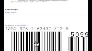 How To Make A Free Custom ISBN Barcode With Price Embedded [upl. by Metzgar827]