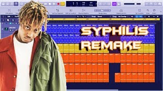 How Juice WRLD  Syphilis Was Made Instrumental Remake Production Tutorial [upl. by Frederica]