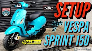 Vespa Sprint iGet 150 Setup Bolt ON [upl. by Prochoras460]