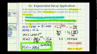 Exponential Decay App with Logs yaekt  Find Half Life [upl. by Ahsaeym]