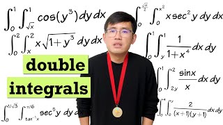 How to evaluate double integrals amp how to change the order of integration 10 examples calculus 3 [upl. by Nipsirc793]