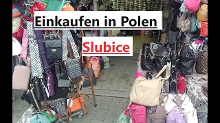 🛒🇵🇱Markt in Slubice  Einkaufen in Polen  shoppingvlog polen slubice polenmarkt [upl. by Wilda865]