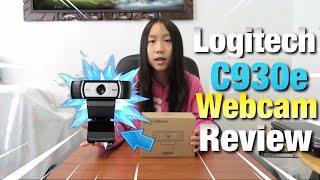 Logitech C930e HD Webcam Review and Test [upl. by Inatirb]