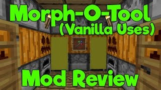 Minecraft Java  ROTATE BLOCKS  MorphOTool Mod Vanilla Uses  Mod Showcase [upl. by Amadis782]