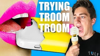 Trying Troom Trooms Awful Pranks [upl. by Seraphine]