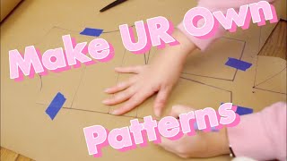 ✏️ 3 Minute Guide to Home Made Sewing Patterns 📐 [upl. by Rednazxela]