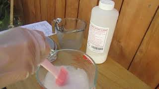 Soap Making 101 How to Make a Lye Solution for Soap Making [upl. by Sidnala492]