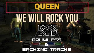 Queen  We Will Rock You  Drumless [upl. by Martsen]