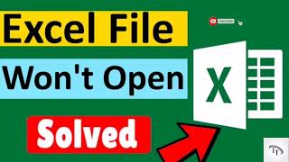 Excel File Not Open  Excel File Khul Nhi Rhi Hai  Excel File Cannot Open Problem Error [upl. by Undis]