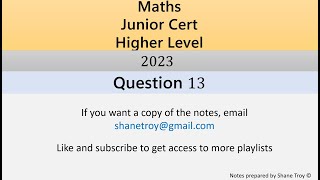 2023 JC HL Question 13 [upl. by Handbook992]