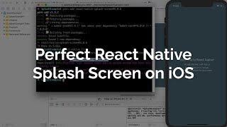 Perfect React Native Splash Screen iOS [upl. by Palm951]