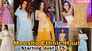 Meesho Ethnic Haul  Starting Just 175SuitsGown  Mansi Sharma [upl. by Ennaxor133]