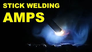 How to Set Amperage for Stick Welding [upl. by Tarttan]