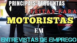 ENTREVISTA DE EMPREGO PARA MOTORISTA [upl. by Alurd554]