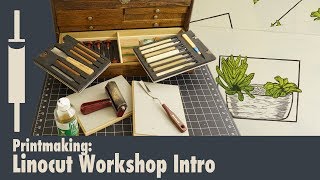 Linocut Printmaking Tutorial Series Introduction [upl. by Viridis]