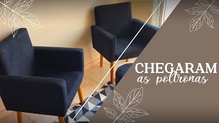 NOVAS POLTRONAS PARA A SALA UNBOXING E MONTAGEM COMPLETA [upl. by Nekciv]