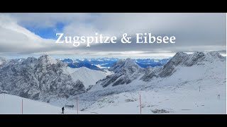 Zugspitze amp Eibsee Alps in GarmischPartenkirchen Germany [upl. by Minetta]