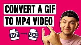 How to Convert a GIF to MP4 Video [upl. by Ydennek]