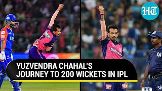 Yuzvendra Chahals Incredible Journey To 200 Wickets In IPL [upl. by Sonitnatsnoc]