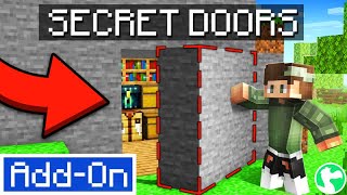 Secret Doors Expansion  Minecraft Marketplace Addon  Showcase [upl. by Klatt]