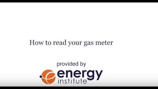 How to read your gas meter [upl. by Anahsed]