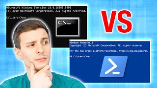 Windows Powershell vs Command Prompt Whats The Difference Anyway [upl. by Nisotawulo739]