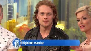 Outlander Star Sam Heughan  Studio 10 [upl. by Ahsikam]