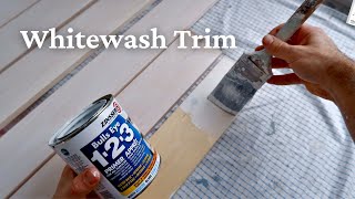 How To Whitewash Pine [upl. by Kcirred251]