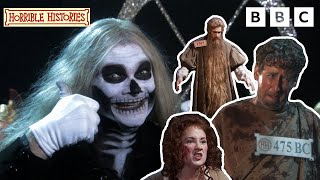 Horrible Histories FUNNIEST Ever Stupid Deaths 💀  CBBC halloween [upl. by Tychonn]