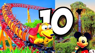 Top 10 BEST Rides at Walt Disney World [upl. by Ahselak]