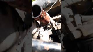 Changing a oil cooler on a E7 Mack motor [upl. by Anayia]