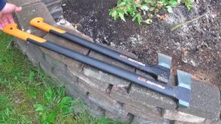 Fiskars X27 and X25 Splitting Axe Review [upl. by Haibot]