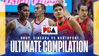 NORTHPORT vs BRGY GINEBRA ULTIMATE COMPILATION 🔥  HIGHLIGHTS [upl. by Lindbom]