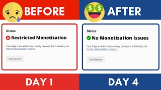 How To Fix Restricted Monetization on Your Facebook Page [upl. by Ymas]