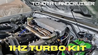 TOYOTA LANDCRUISER 1HZ  TURBO KIT  DYNO  SOUND CHECK  WICKEDEP RACING [upl. by Hazeefah]