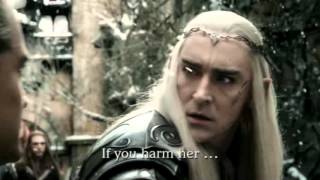 The Hobbit BOTFA Extended Edition  Thranduil Wife Gems [upl. by Merri]